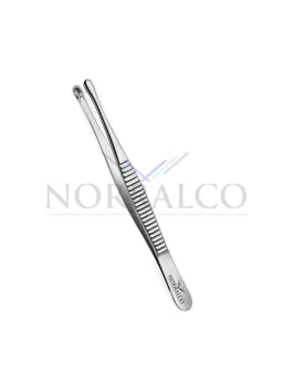 Mayo-Russian Tissue Forceps, 9″ (22.9 cm), Slotted Grooved Handles