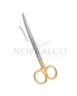 Metzenbaum-Laney Operating Scissors, 5.1/2″ (14 cm), Curved, T.C. Inserted Blunt Blades